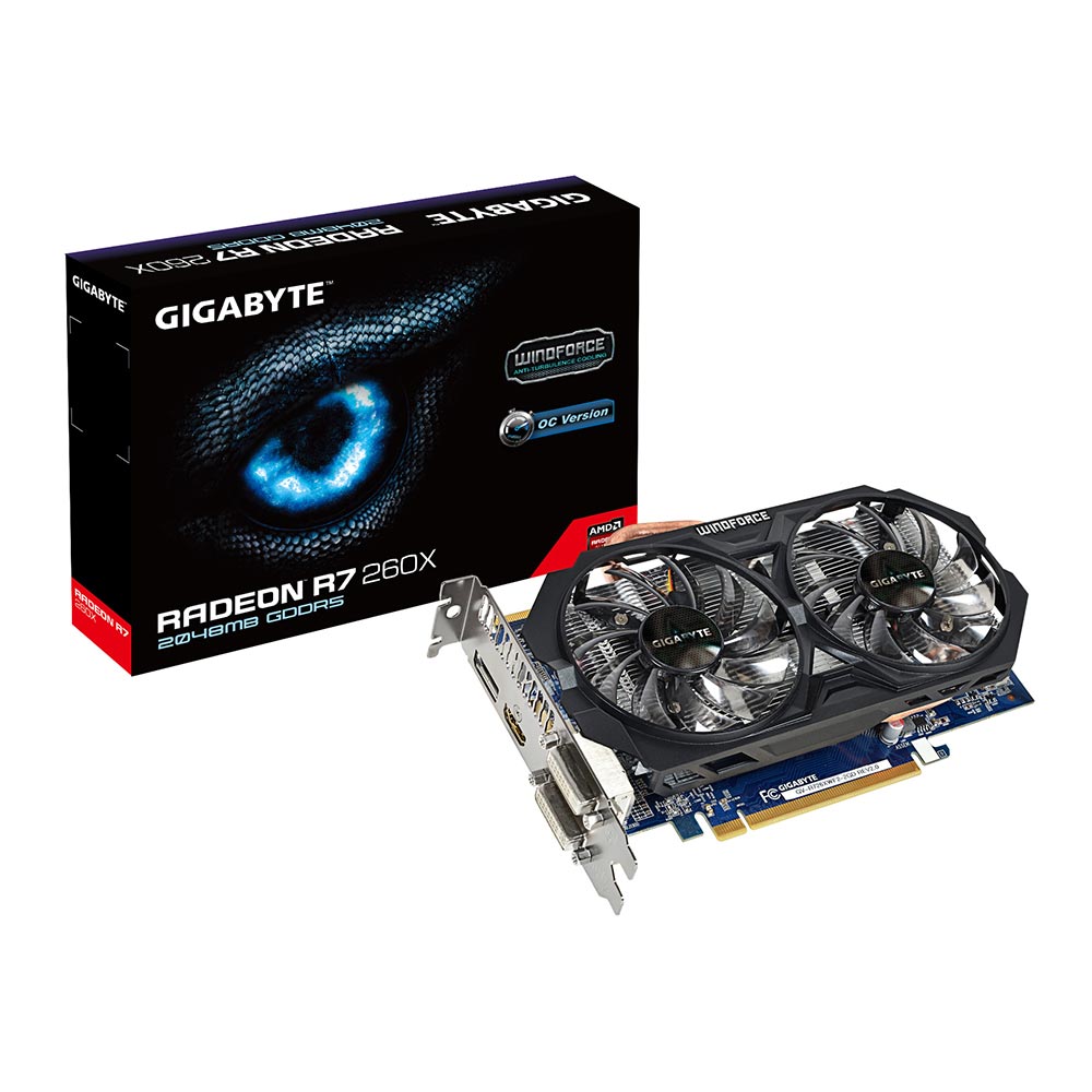 Gigabyte AMD Radeon GV-R726XWF2-2GD - 2GB GDDR5