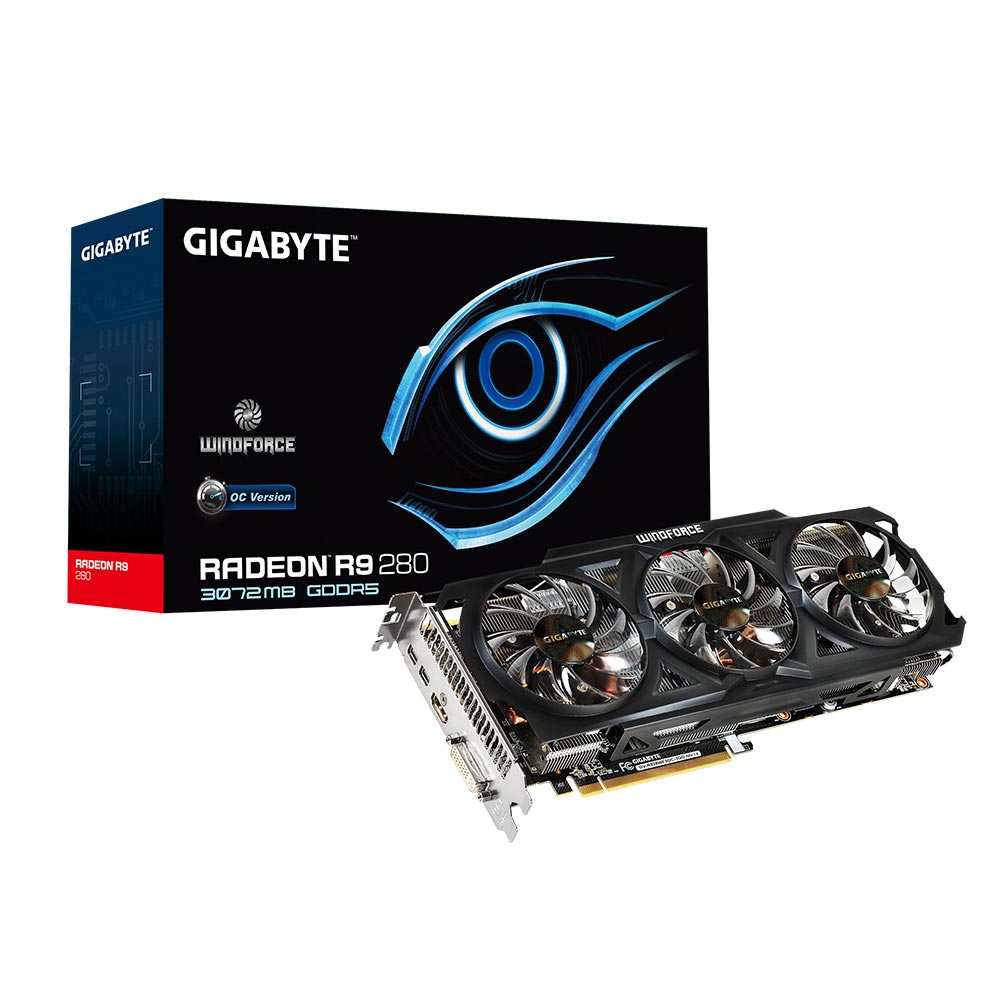 Gigabyte AMD Radeon GV-R928WF3OC-3GD - 3GB GDDR5