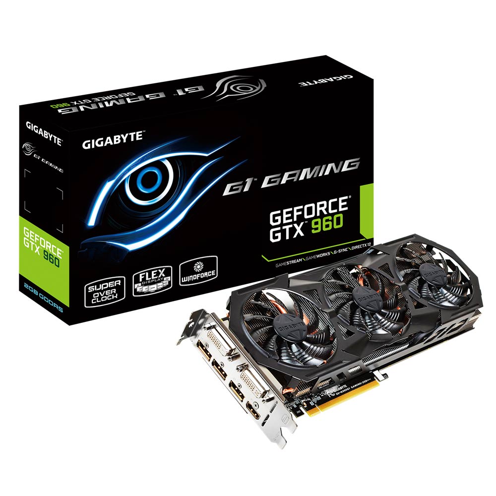 Buy Gigabyte Nvidia GV-N960G1 GAMING-2GD 2GB GDDR5 from Vmart in Pakistan