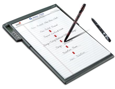 Genius G-Note 7100  A4 / Letter Size Digital Note and Tablet With 2 Pens