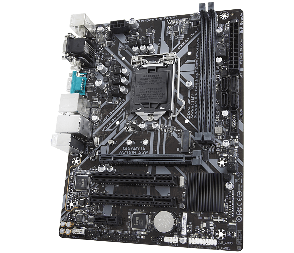 Gigabyte H310M S2P Intel H310 Ultra Durable Motherboard