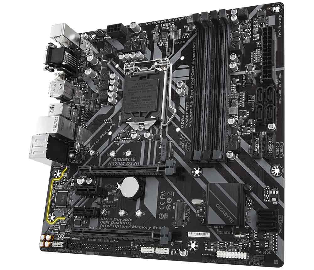 Gigabyte H370M DS3H Intel H370 Ultra Durable Motherboard