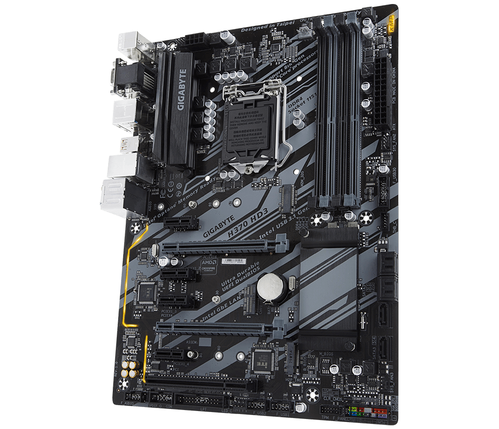 Gigabyte H370 HD3 Intel H370 Ultra Durable Motherboard