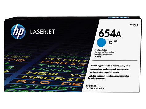 HP Toner CF331A #654 Cyan