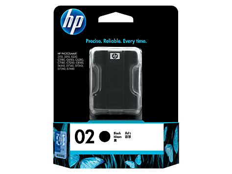 HP Ink C8721WA #02 Black