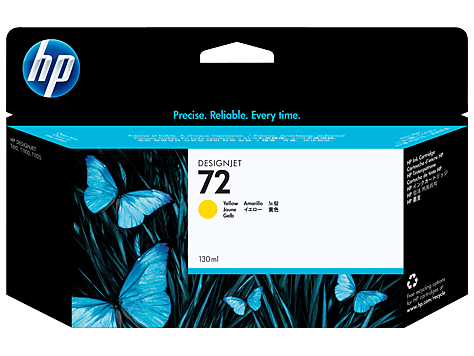 HP Ink C9373A #72 Yellow