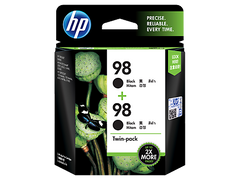 HP Ink CC624AA 98 Twin Pack Black