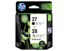 HP Ink CC628AA 27 Black/28 Tri-color Combo Pack