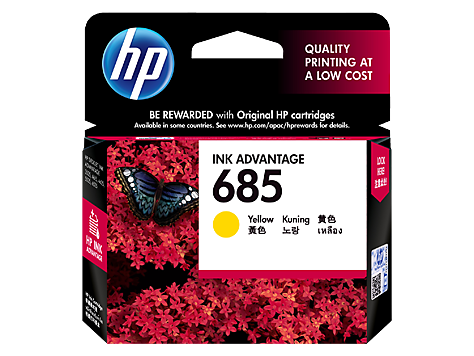 HP Ink CZ124AA 685 Yellow