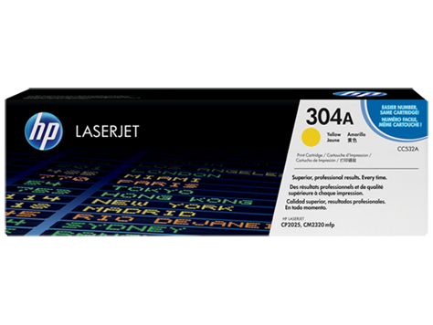 HP Toner CC532A 304A Yellow