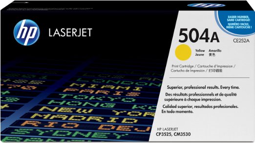 HP Toner CE252A 504 Yellow