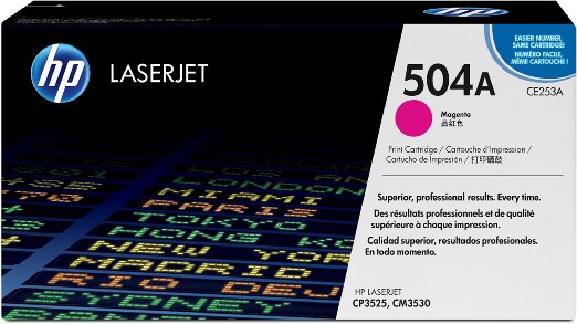 HP Toner CE253A 504 Magenta