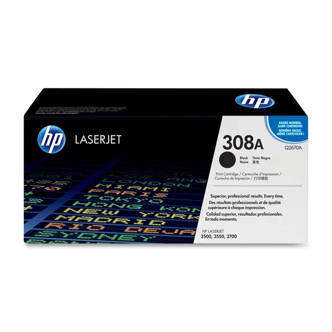 HP Toner Q2670A 308A Black