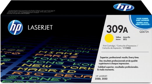 HP Toner Q2672A 309A Yellow