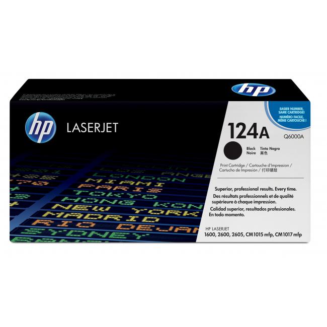 HP Toner Q6000A 124A Black