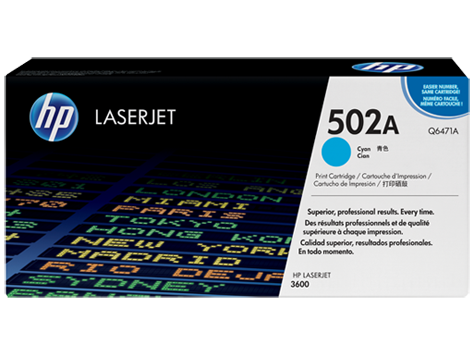 HP Toner Q6471A 502A Cyan