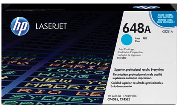 HP Toner CE261A 648A Cyan