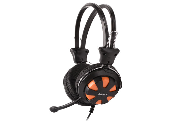 A4Tech ComfortFit Stereo Headset HS-28 - Orange/Black