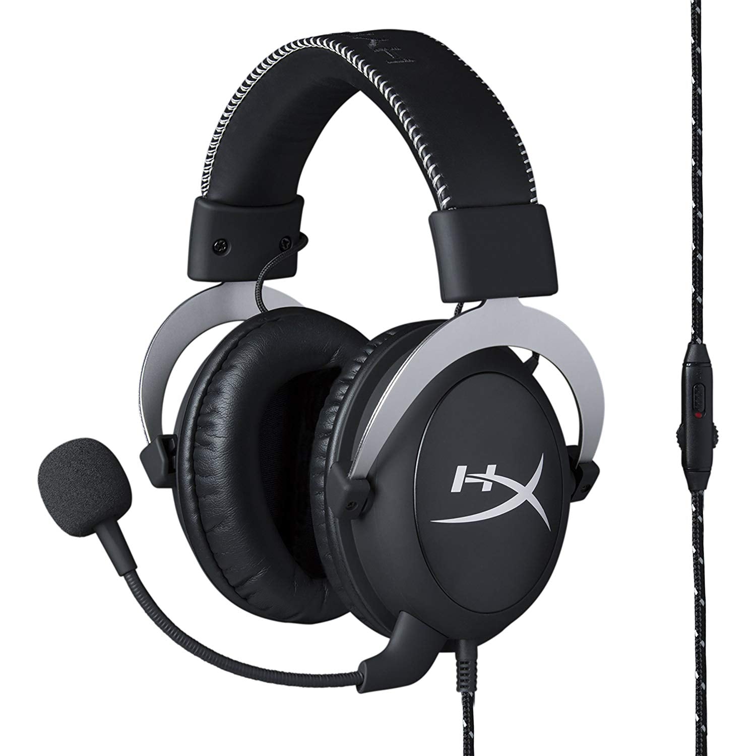 HyperX Cloud Pro Gaming Headset with in-Line Audio Control for PS4/Xbox One/PC - Silver