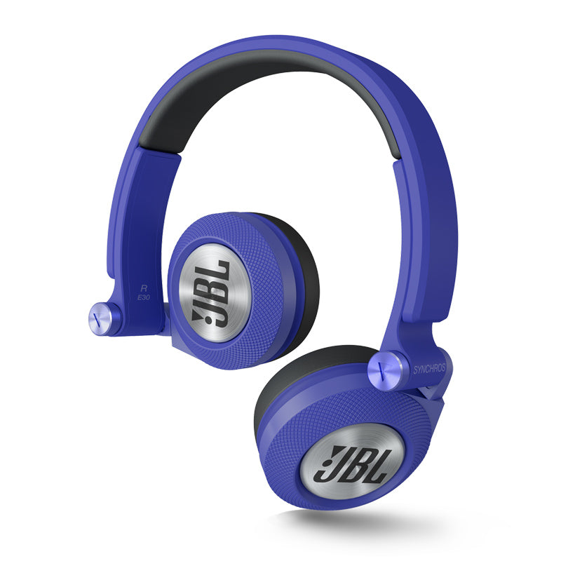 JBL Synchros E30 On-Ear Headphones (Blue)