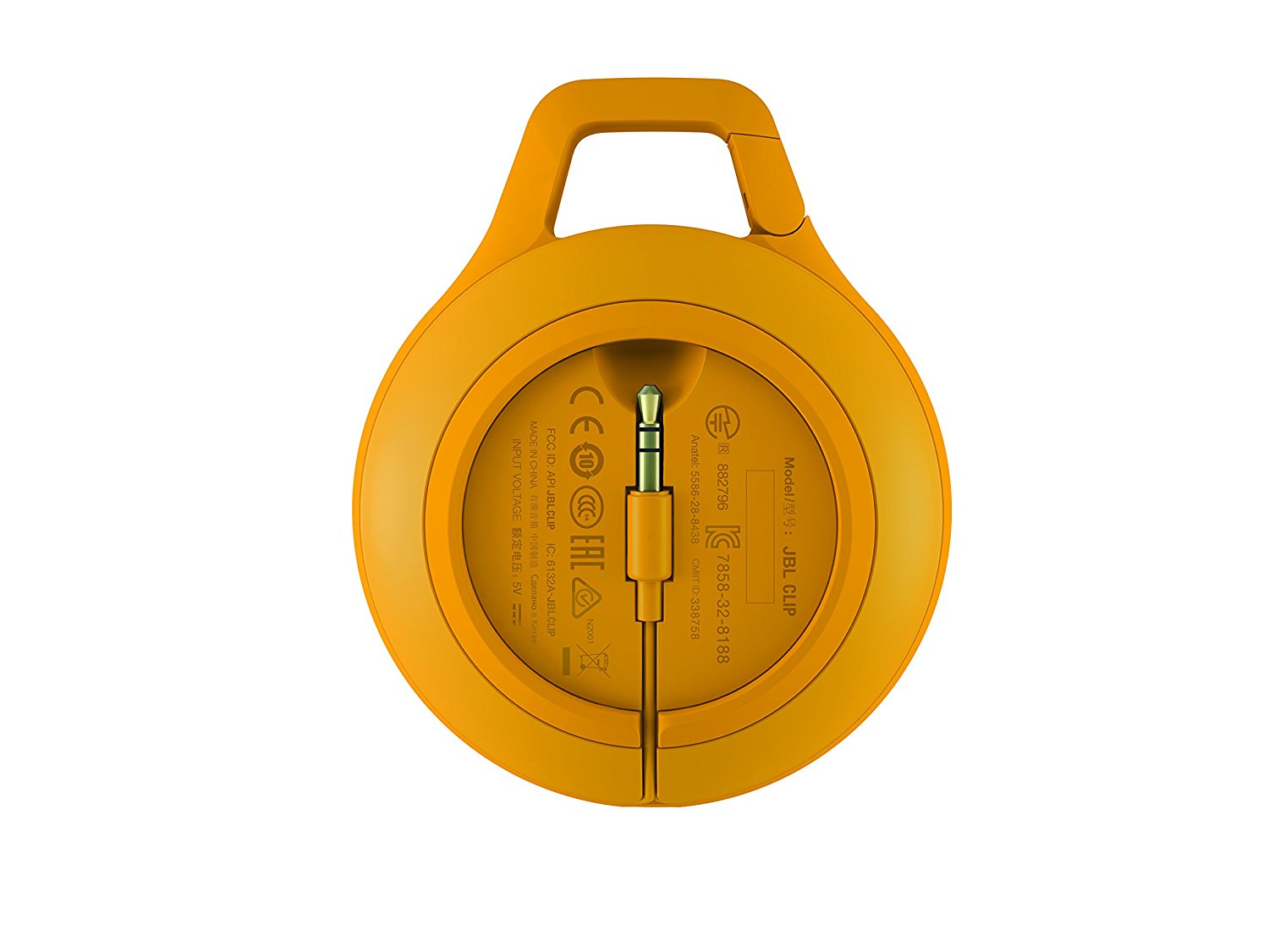 Buy JBL Clip+ Splashproof Portable Bluetooth Speaker (Yellow) from Vmart in Pakistan