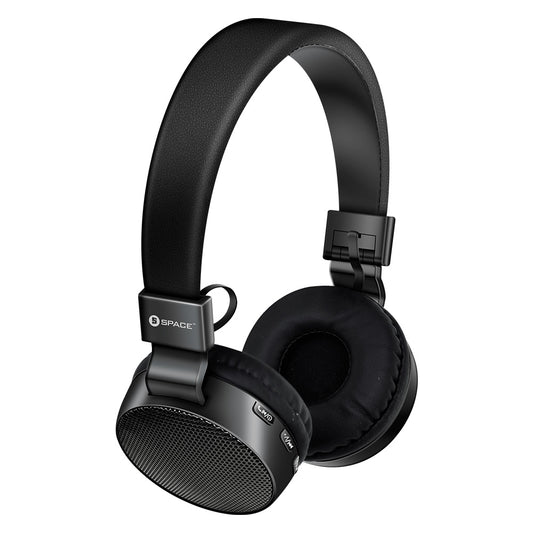 Buy Space JAM HD Wireless with Mic Headphones JM-610 - Black from Vmart in Pakistan