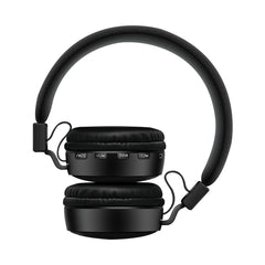 Space JAM HD Wireless with Mic Headphones JM-610 - Black