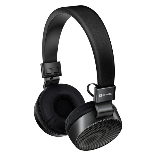 Buy Space JAM HD Wireless with Mic Headphones JM-610 - Black from Vmart in Pakistan