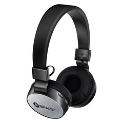 Space JAM HD Wireless with Mic Headphones JM-611 - Black