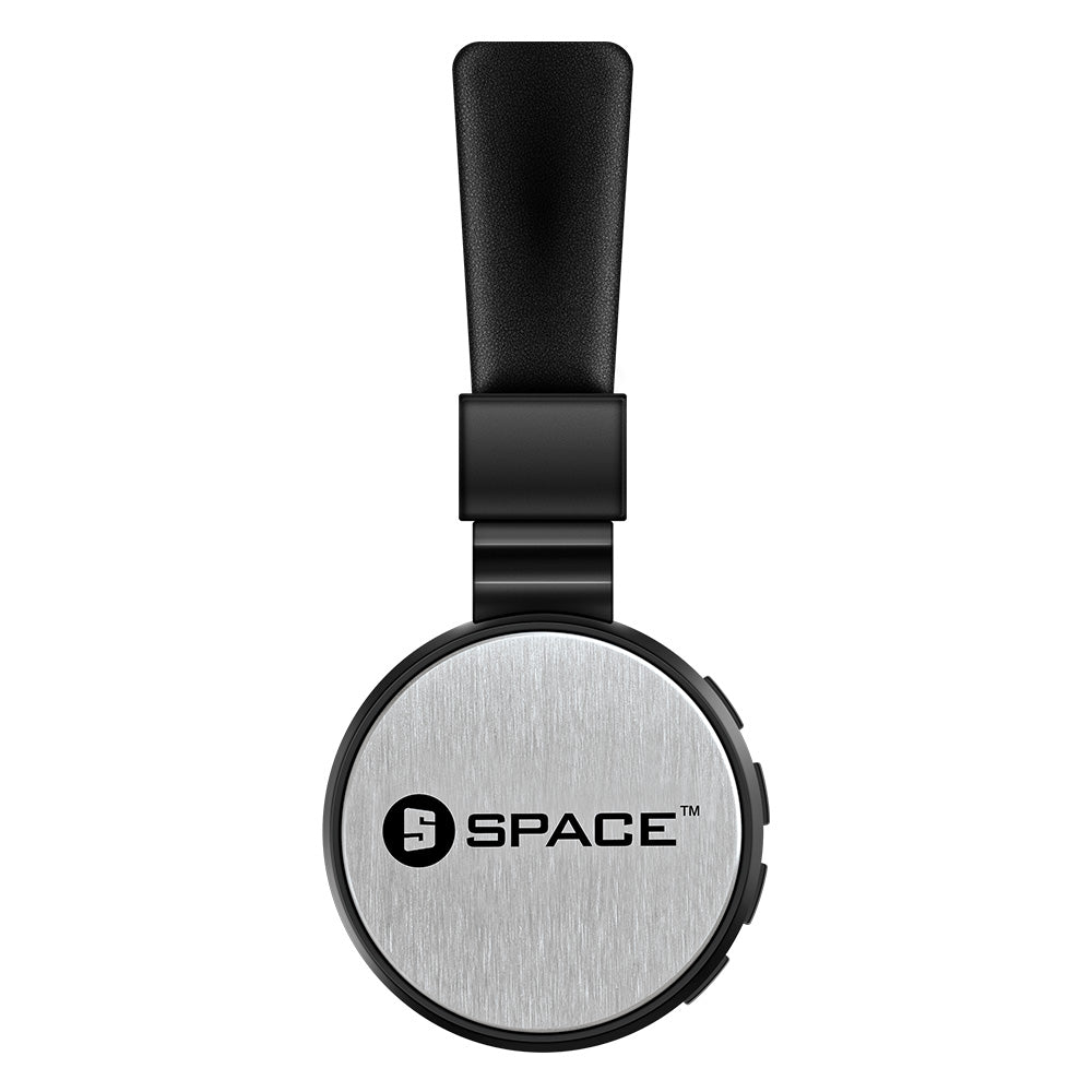 Space JAM HD Wireless with Mic Headphones JM-611 - Black