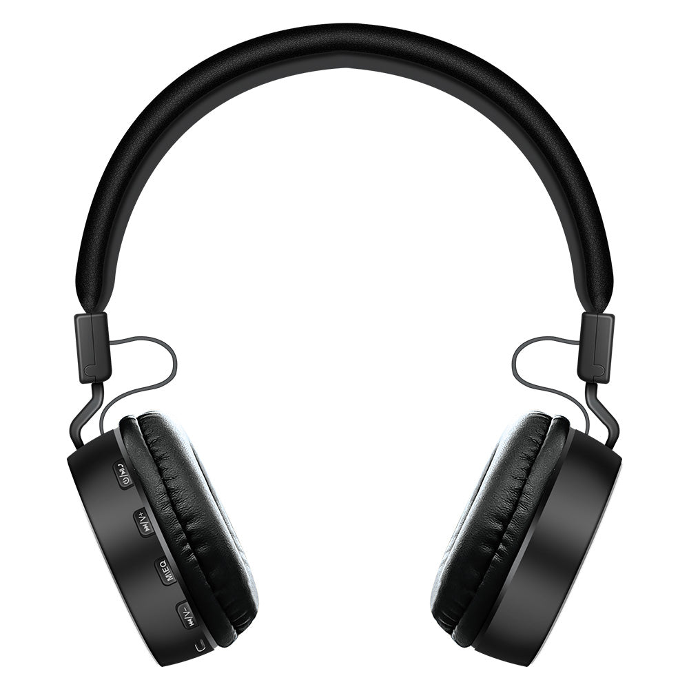 Space JAM HD Wireless with Mic Headphones JM-611 - Black