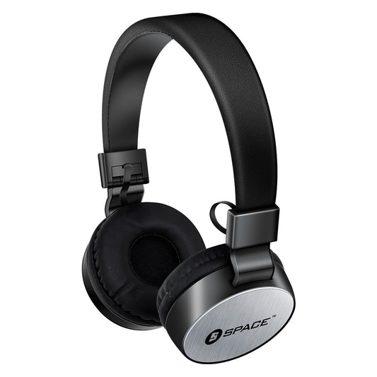 Buy Space JAM HD Wireless with Mic Headphones JM-611 - Black from Vmart in Pakistan