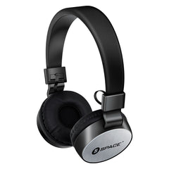 Space JAM HD Wireless with Mic Headphones JM-611 - Black