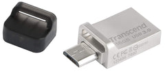 Transcend JetFlash 880 16GB OTG USB For Android - Silver