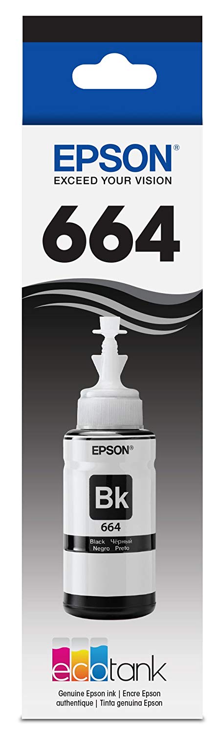 Epson 664 70ml 4 Color Ink Bottles Set