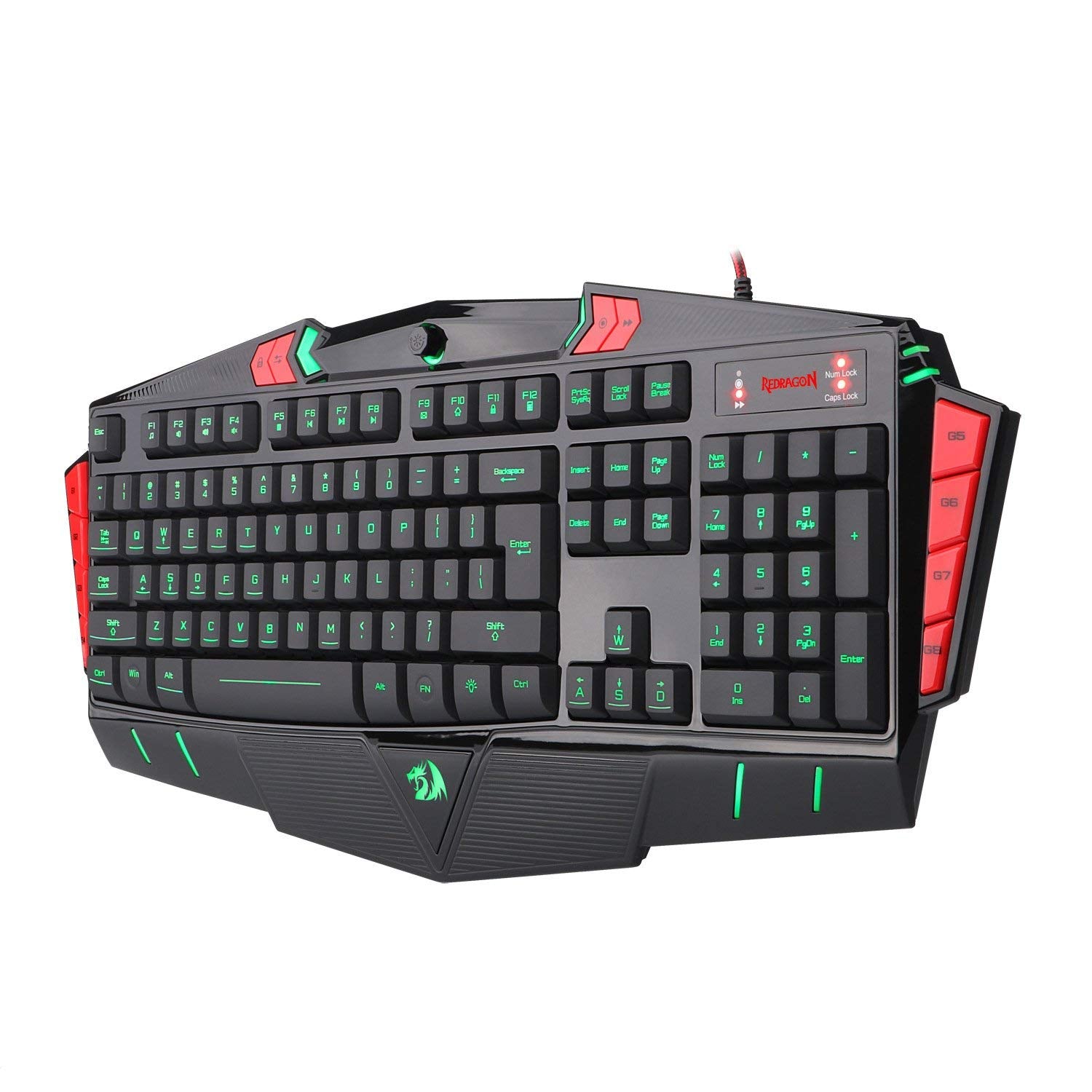 Redragon K501 Asura 7 Color LED Backlight Gaming Keyboard