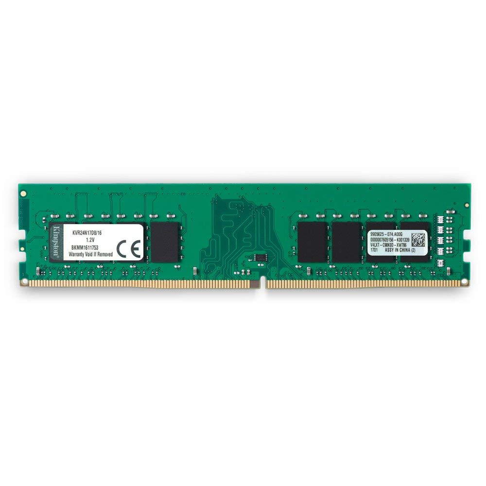 Kingston KVR24N17D8/16 2400MHz DDR4 Non-ECC CL17 288-Pin DIMM Ram - 16GB