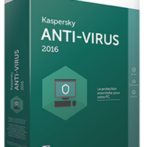 Kaspersky Antivirus 2016 2PCS box pack with DVD