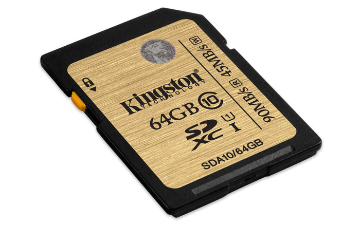 Kingston 64GB SDHC Class-10 UHS-I Ultimate Flash Card