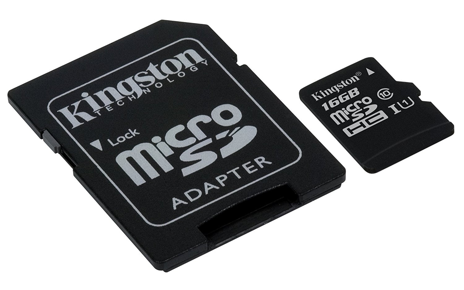 Kingston SDCS Canvas Select Class10 microSD Memory Card - 16GB With Adapter