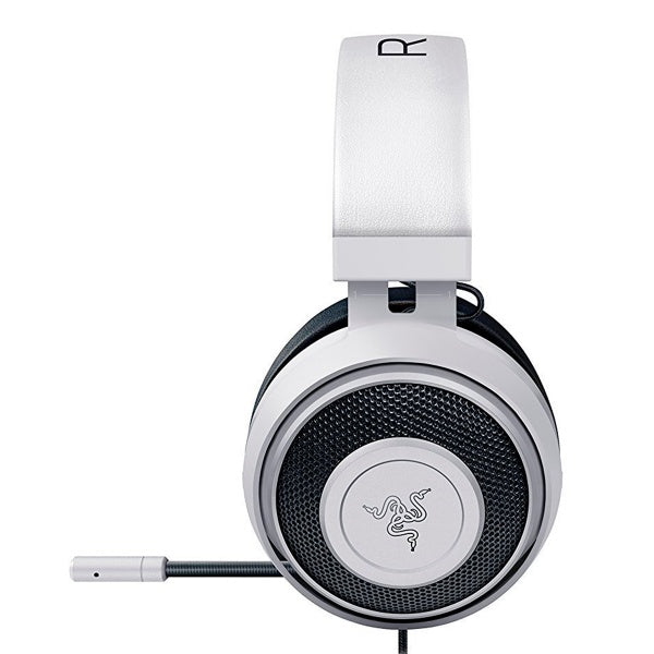 Razer Kraken Pro V2 Gaming Headset - White (Oval Shape Design)