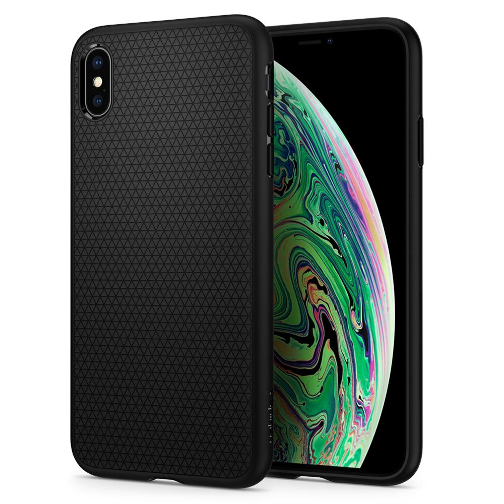 Spigen iPhone XS Max Case Liquid Air - Matte Black