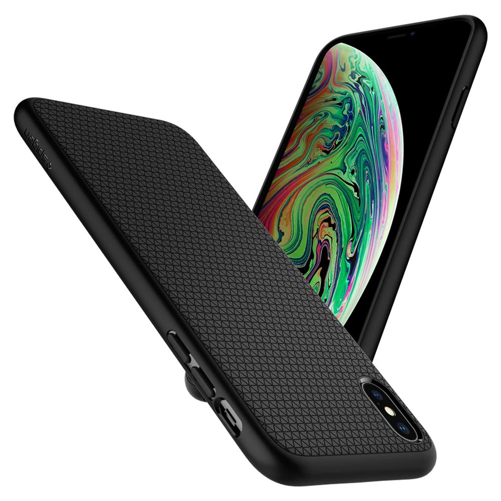 Spigen iPhone XS Max Case Liquid Air - Matte Black