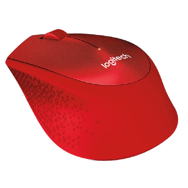 Logitech M331 Silent Plus Wireless Mouse - Red