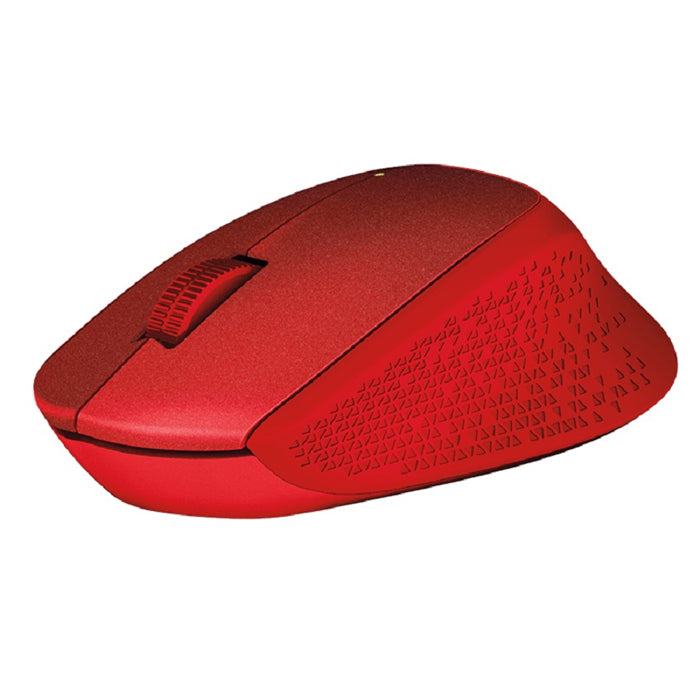 Logitech M331 Silent Plus Wireless Mouse - Red