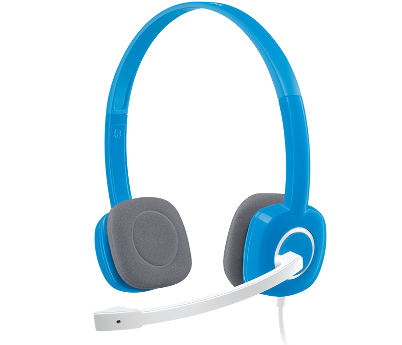 Logitech H150 Stereo Headset - Sky Blue