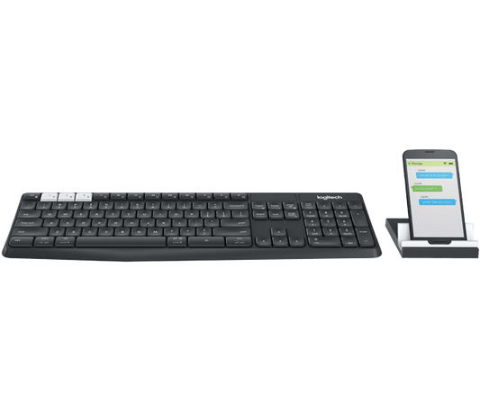 Buy Logitech K375s Multi-Device Wireless Keyboard and Stand Combo from Vmart in Pakistan