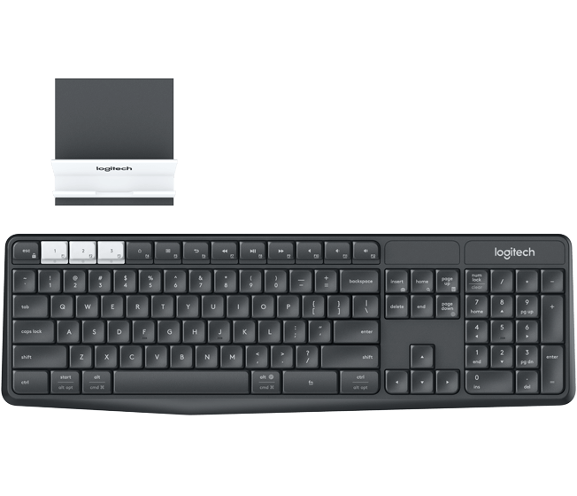 Logitech K375s Multi-Device Wirelss Keyboard and Stand Combo