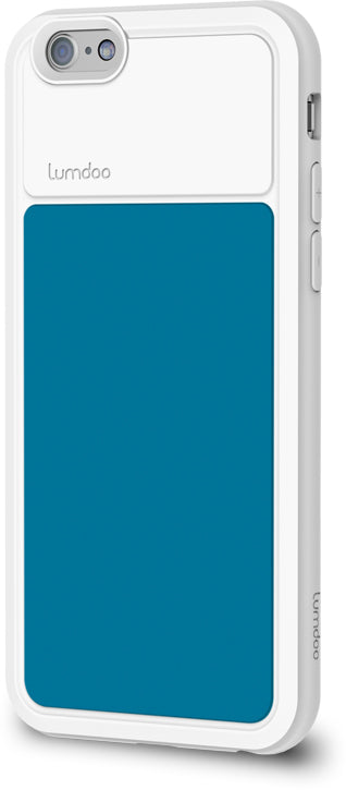 Buy Lumdoo Duo Cover for iPhone 6 with Original Night Glow Effect + Lumdoo Light Pen (White/Blue) from Vmart in Pakistan
