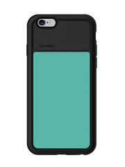 Buy Lumdoo Duo Cover for iPhone 6 with Original Night Glow Effect + Lumdoo Light Pen (Black/Pastle Blue) from Vmart in Pakistan
